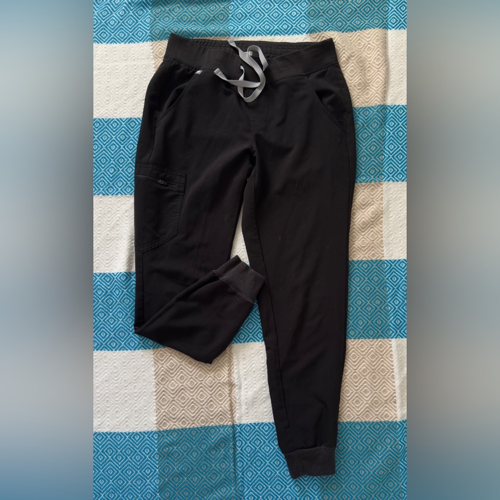 Figs Black Jogger Pants